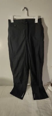 Sun Mountain Windbreaker Golf Pants Women's L W26  In30 Black - Image 1 of 4