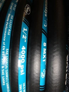 Gates 2 wire 1/2" #8 MXT 5 feet long 60" of Hose, 4000 PSI - Picture 1 of 1