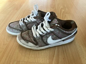 Nike Sb Dunk Low Pro Paisley Marrón Dh7534-200 Para hombres Talla 7.5 Usado - Imagen 1 de 11