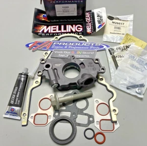 GM LS MELLING 10295 STD Volumen +10 PSI Kit de Bomba de Aceite con Juntas Balanceador Perno RTV - Imagen 1 de 6