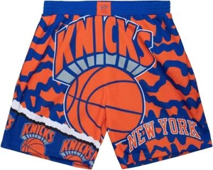 NEW YORK KNICKS NBA MITCHELL & NESS JUMBOTRON 2.0 SUBLIMATED SHORTS - Picture 1 of 3