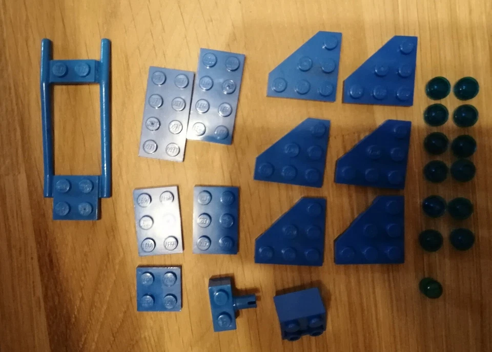 Blaue Legosteine - Ergänzungssteine - Bild 1 von 1