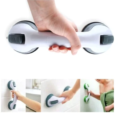 MANIGLIA MANIGLIONE DI SICUREZZA PER ANZIANI DISABILI DA VASCA DOCCIA A VENTOSA - Immagine 1 di 4