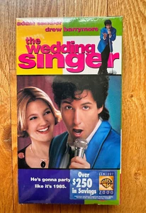 *New* THE WEDDING SINGER VHS - Adam Sandler Drew Barrymore WB WATERMARKS - Picture 1 of 6