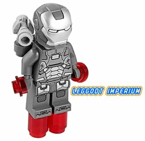 LEGO Marvel Minifigure - War Machine Silver - Iron Man 3 sh566 rare! FREE POST - Picture 1 of 2