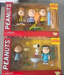 Peanuts Good Ol' Charlie Brown Figure Set 2002 Memory Lane, 2 Complete Sets-NOS - Picture 1 of 4