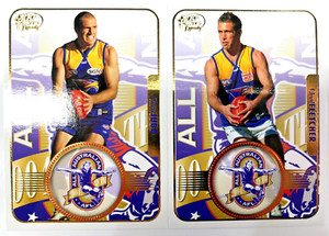 2005 SELECT AFL DYNASTY ALL AUSTRALIAN TEAM CARD FULL TEAM SET-WEST COAST(2)