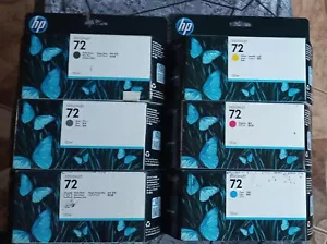 Original HP 72 Tintenpatronen (130ml) C9370A/71A/72A/73A/74 Kostenloser versand - Bild 1 von 11