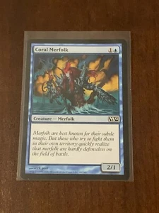 Magic the Gathering 2012 Coral Merfolk - Picture 1 of 2