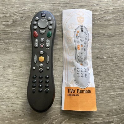 Tivo SPCA-00015-000 Remote Control DVR TV Gray with Guide Tested Works - Image 1 of 4