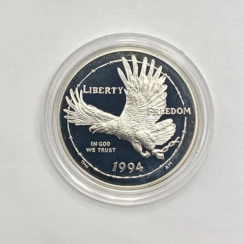 1994-P $1 P.O.W., DCAM PR, Commemorative Silver Dollar $1 Cover