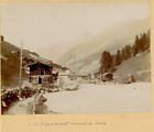 Suisse, La Viege À Zermatt En Venant Du Cervin  Vintage Citrate Print.  Tira