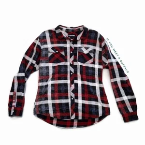 Zoo York Men’s XL Flannel Shirt Multicolor Plaid Long Sleeve Light Jacket Jack - Picture 1 of 4
