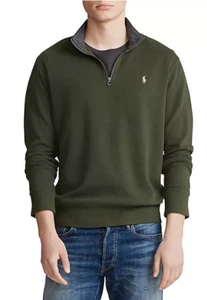 $98.50 Polo Ralph Lauren Luxury Jersey Pullover Cotton-Viscose Green size 2LT - Picture 1 of 2