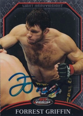 Forrest Griffin Signed 2011 Topps Finest UFC Card #16 Autograph 86 76 62 106 126 - Image 1 of 4