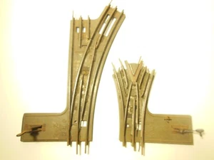 Lot de 2 aiguillages MARKLIN echelle O - Picture 1 of 3