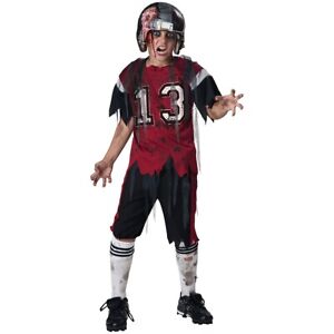 Zombie Football Player Costume Kids Halloween Fancy Dress