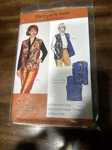 Saf-T-Pockets Shppper’s Vest Pattern #9500 New - Picture 1 of 2