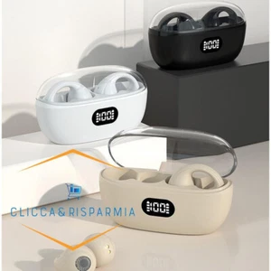 Cuffie Bluetooth Auricolari 5.3 Sport con Touch Control Gancio Orecchio - Foto 1 di 14