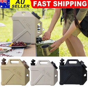 Water Container Can Bucket Outdoor Camping Caravans Portable Storage Barrel 10L - Picture 1 of 15