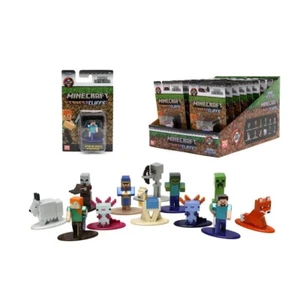 Minecraft Nano MetalFigs Die-Cast Mini Figurine 5cm - Choose Steve Axolotl Alex - Imagen 1 de 17
