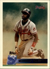 1996 Topps Baseball #297 Marquis Grissom