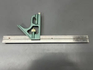 (L) VINTAGE CRAFTSMAN 9 3969 12" COMBINATION SQUARE W LEVEL & SCRIBE - EXC - USA - Picture 1 of 4