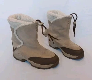 BOTAS DE NIEVE HI TEC CHAMONIX BEIGE MARRÓN GAMUZA PULL ON UK 7.5 EU41 ¡P&P GRATIS!! - Imagen 1 de 10