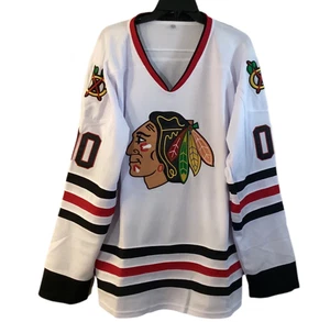 Clark Griswold Christmas Vacation Chicago Blackhawks Hockey Jersey XL Oversized - Picture 1 of 16