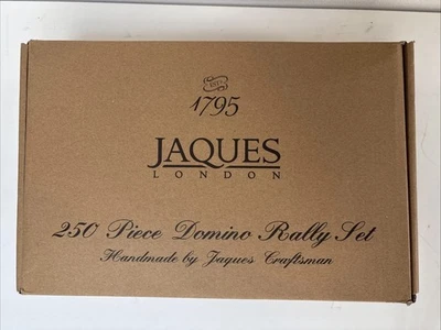 Jaques of London Wooden Domino Rally 250 Piece Set *New* Gift Game kids  - Image 1 of 4