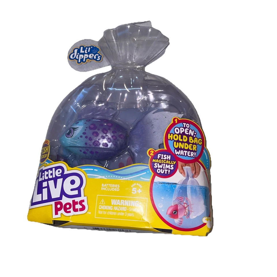 Colors Little Live Pets Lil' Dippers Fish Magical Water Unboxing 26155