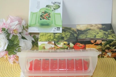 LEKUE STEAM CLEAR CASE WITH TRAY NATURAL COOKING FOR HEALTHY MEAL SPAIN MADE - Image 1 of 4