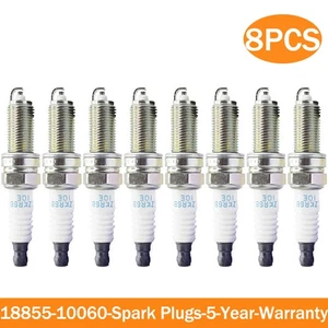 8x For Hyundai Accent 12-18 Accessories Kia Soul 1.6L 18855-10060 Spark Plugs - Picture 1 of 4