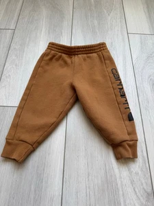 Carhartt Kids Fleece Sweatpants Brown Size 18 Months Model 8427. - Picture 1 of 1