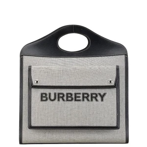 Bolso de Mano BURBERRY Horseferry Logo Mujer 【Usado】 - Imagen 1 de 7