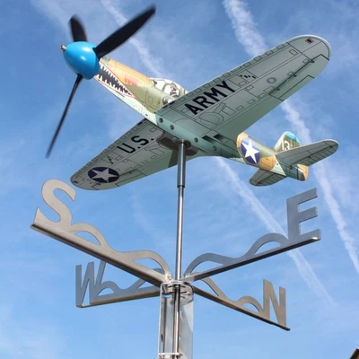 Weathervane Bell P-39, US Warbird, Airacobra, WW2 Aircraft, PROMO Kit - Image 1 of 4