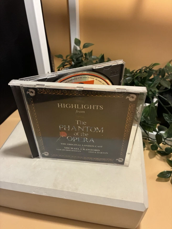 The Phantom of the Opera CD 1987 Highlights – Original Cast Andrew Lloyd Webber Foto 1 de 4