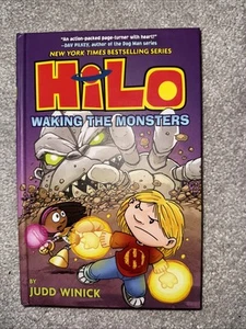 Hilo Book 4: Waking the Monsters: (A Graphic Novel) - hardcover Winick, Judd - Picture 1 of 3