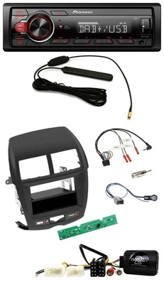 Pioneer MP3 DAB 1DIN Lenkrad USB Autoradio für Mitsubishi ASX 2010-2014 - Bild 1 von 4
