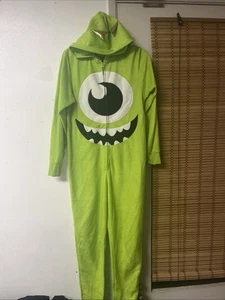 Disney Pixar Monster Mike Wazowski Kigarumi Erwachsenen Kostüm M grün Kapuze Reißverschluss - Bild 1 von 5