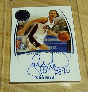 Press Pass Legends Sue Bird 2007 autógrafo automático Seattle Storms Uconn (tinta azul) - Imagen 1 de 6