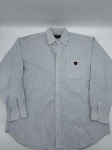 Ralph Lauren Golf Hemd Herren Große Knopfleiste Langarm Weiß Tilden Preppy - Bild 1 von 11