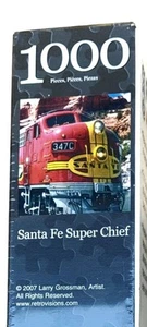 Santa Fe Super Chief Jigsaw Puzzle 1000 Pcs FX/Schmid NIB Train Locomotive New - Picture 1 of 5