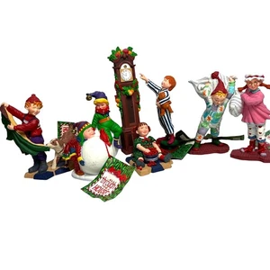 Lote de 56 figuras decoración navideña en toda la casa pueblo de vacaciones niños - Imagen 1 de 12