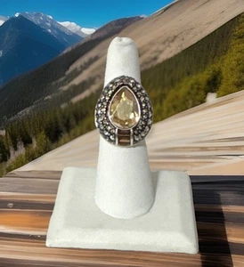 Brighton Golden TEARDROP ELEGANCE Ring Size 7 NWT List $98 Rare Find! - Picture 1 of 3