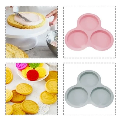 Silikonform für Muffins Pancakes und Burger | Hitzebeständig und flexibel - Bild 1 von 4