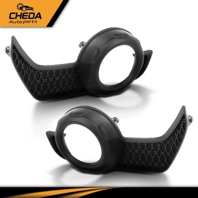 Ajuste para Toyota 4Runner 2014-2020 luz antiniebla bisel embellecedor delantero izquierdo y derecho Foto 1 de 4