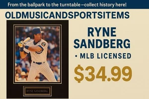 ⚾️ Ryne Sandberg Cubs “Stars of the Game” RHINO Photo Display MLB Licensed VG ⚾️ - Picture 1 of 14