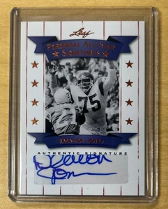 2012 Leaf Perennial All Stars Deacon Jones Auto #PAS-DJ1 Rams Chargers HOF - Picture 1 of 2