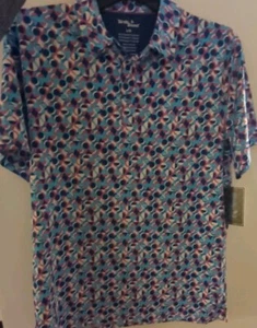 Polo de rendimiento manga corta Birdie Bound para hombre GRANDE pelota de golf. NUEVO - Imagen 1 de 6